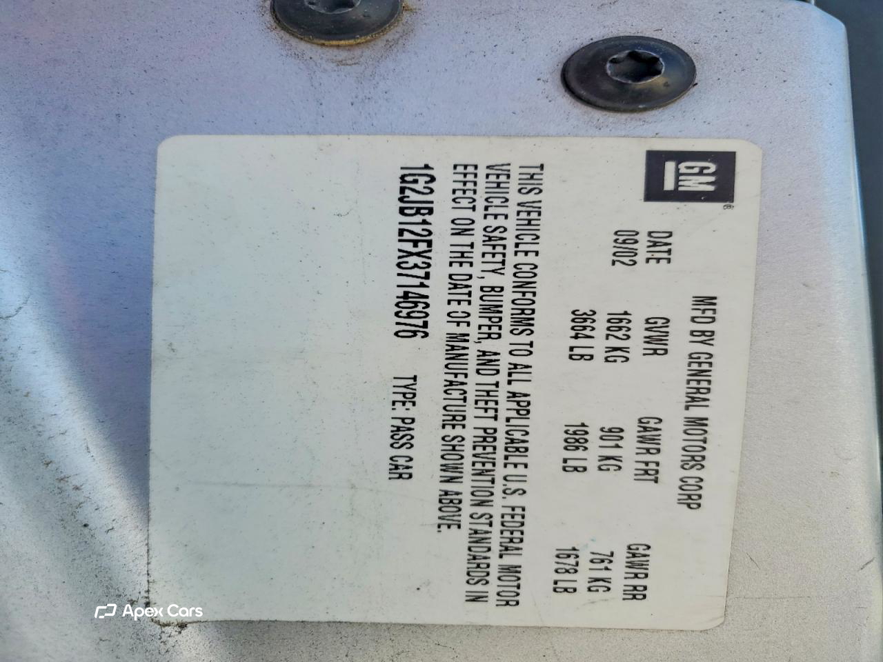 Pontiac Sunfire 2003