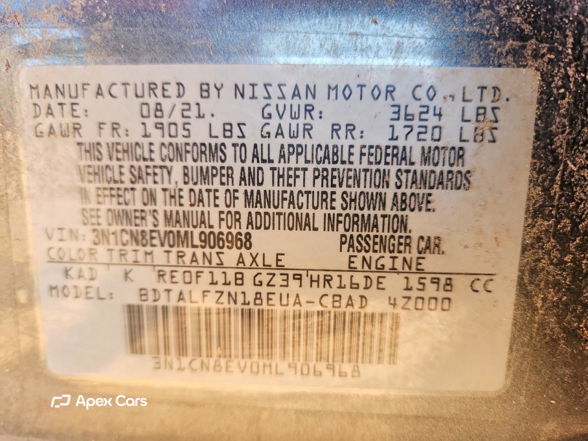 Nissan Versa 2021