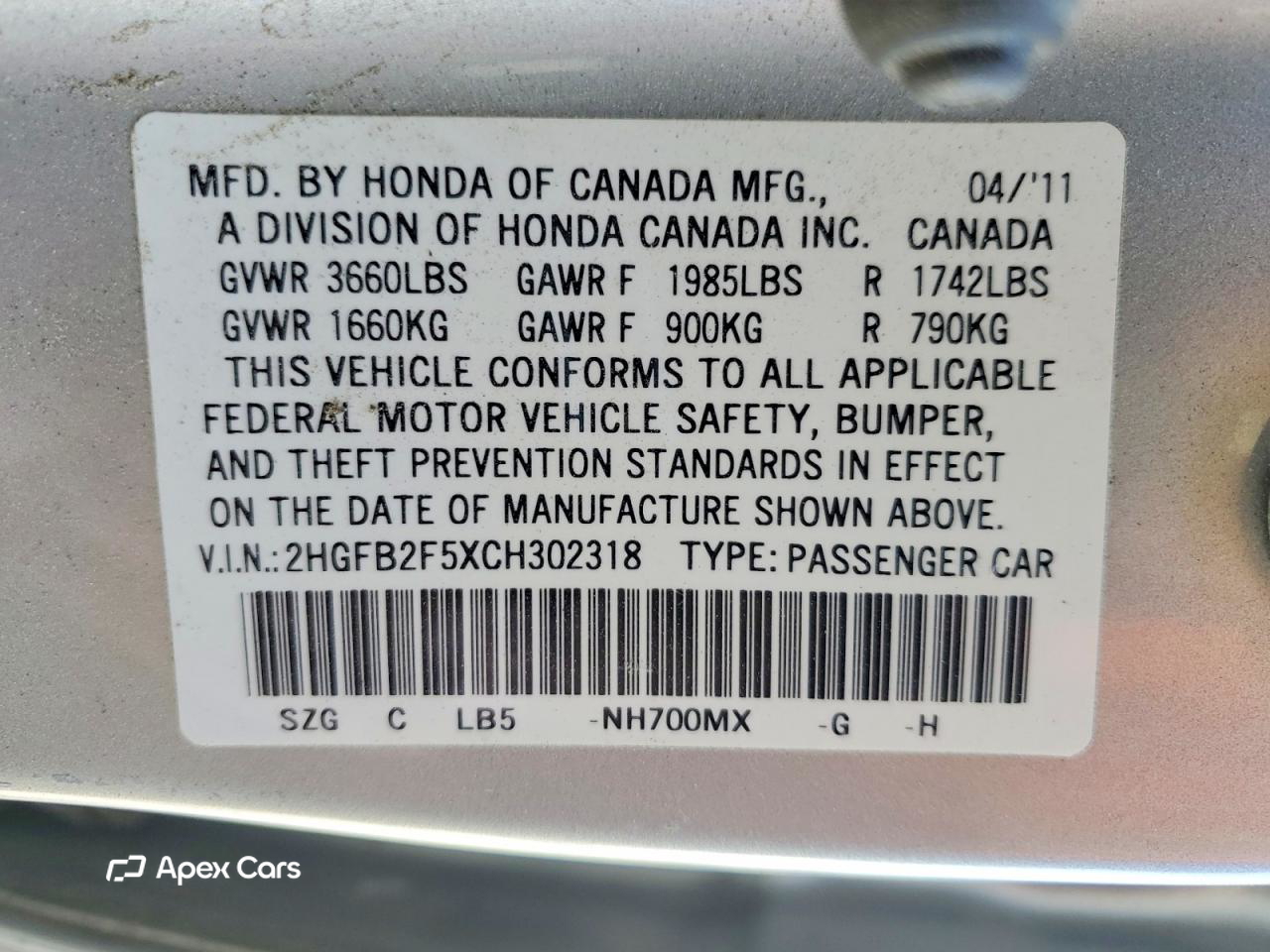 Honda Civic 2012