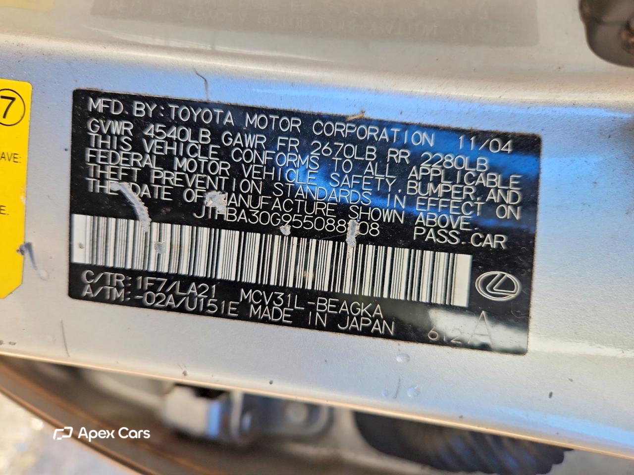 Lexus ES 2005