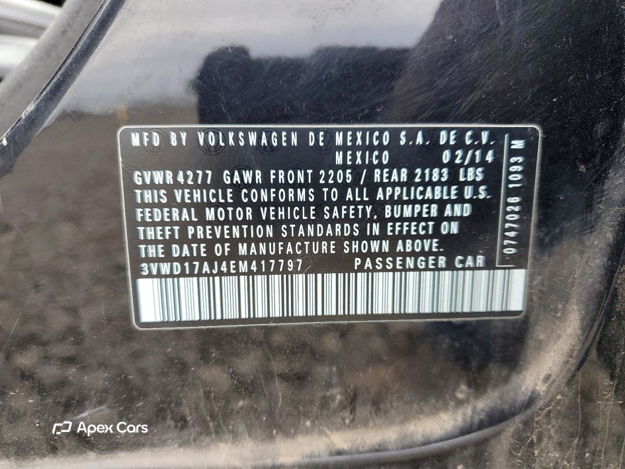 Volkswagen Jetta 2014