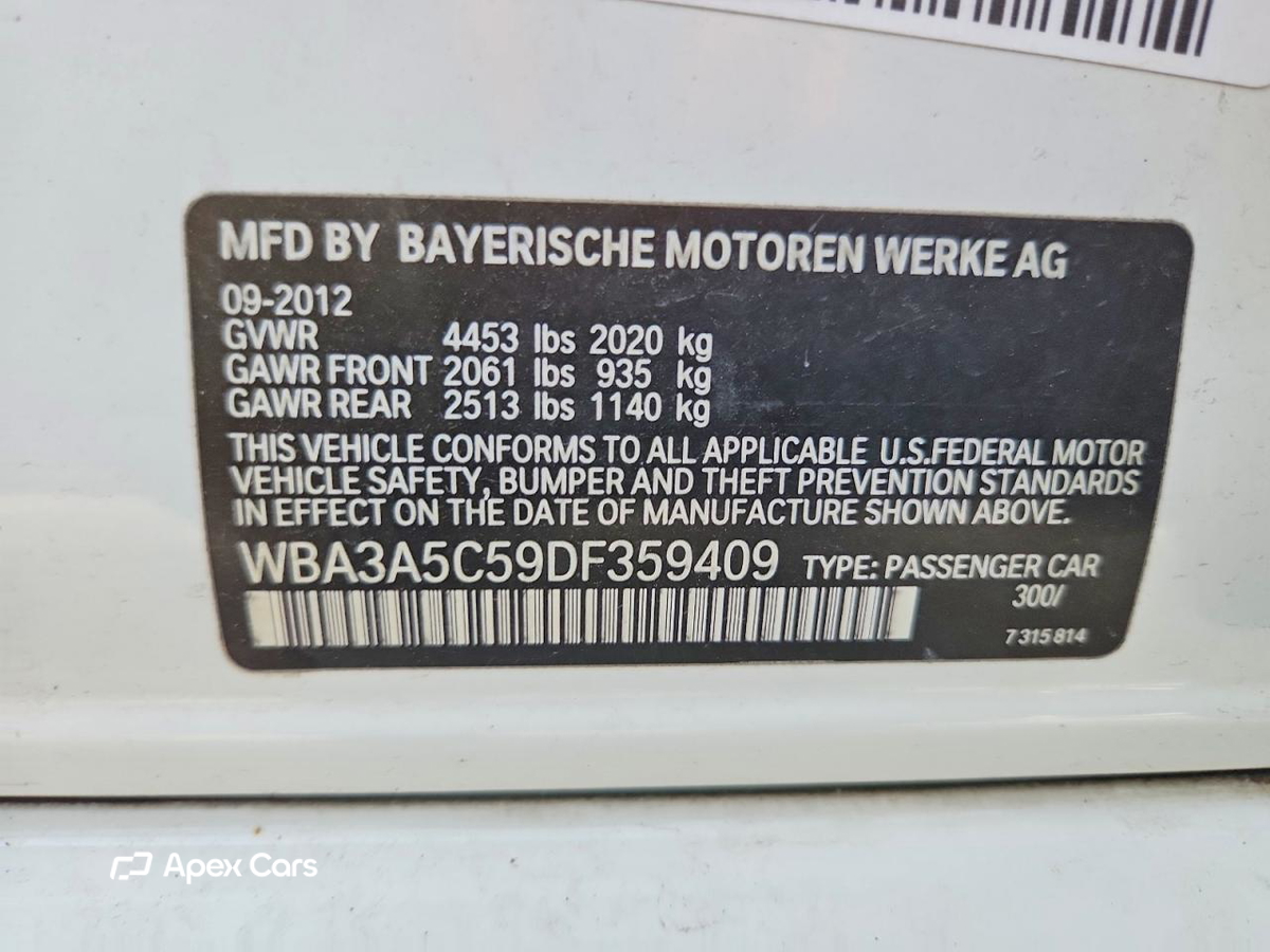 BMW Series 3 2013