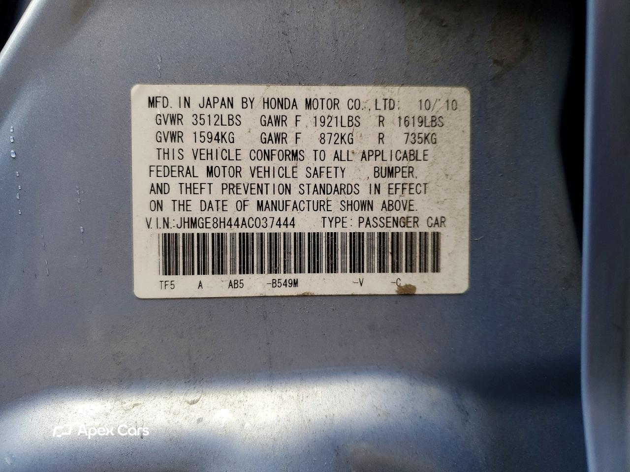 Honda Fit 2010