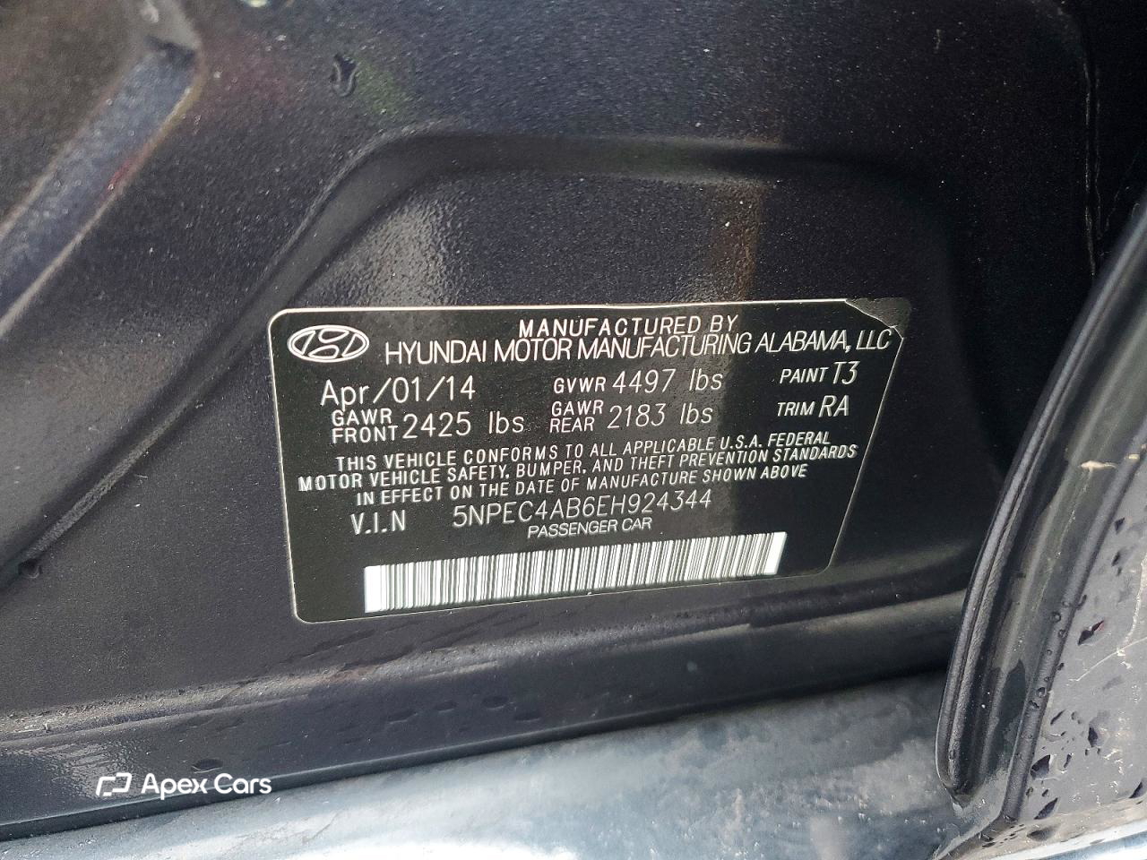 Hyundai Sonata 2014