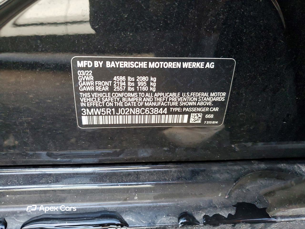 BMW Series 3 2022