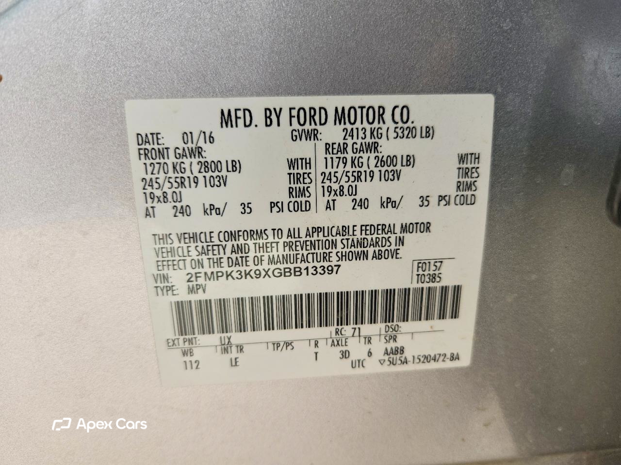 Ford Edge 2016