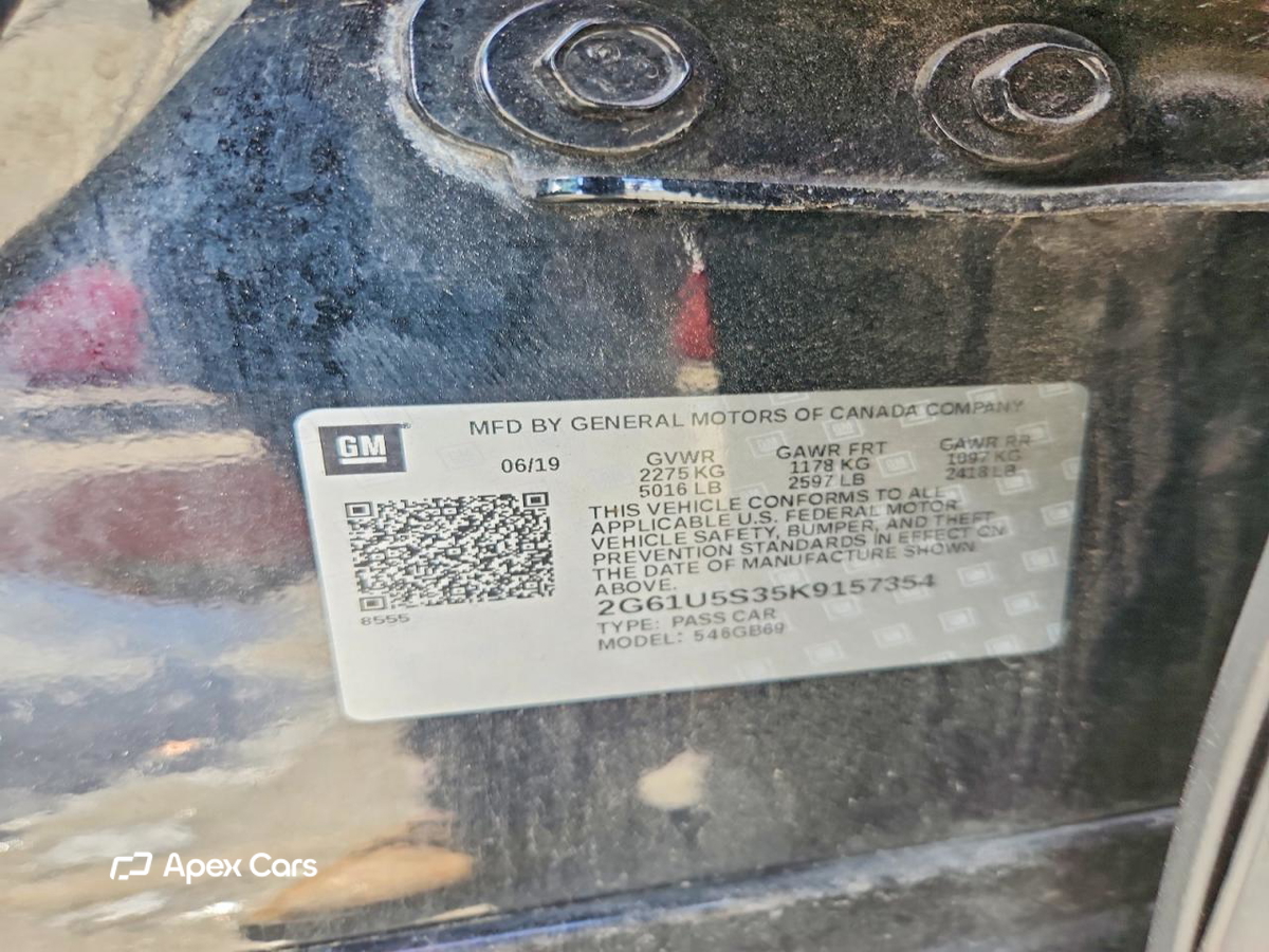 Cadillac XTS 2019