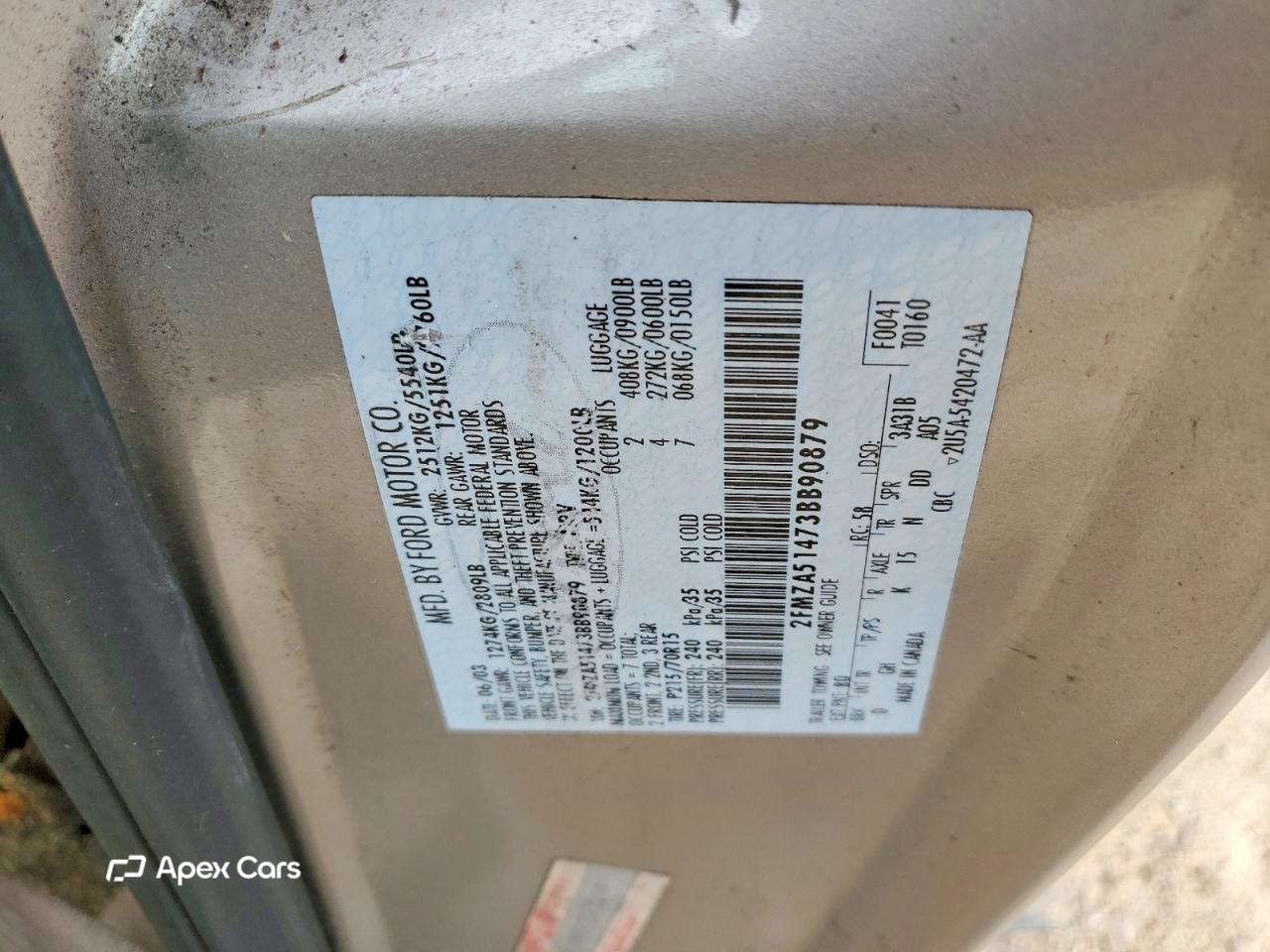 Ford Windstar 2003