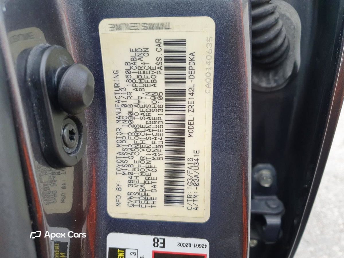 Toyota Corolla 2013