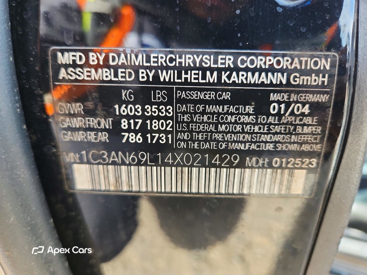 Chrysler Crossfire 2004