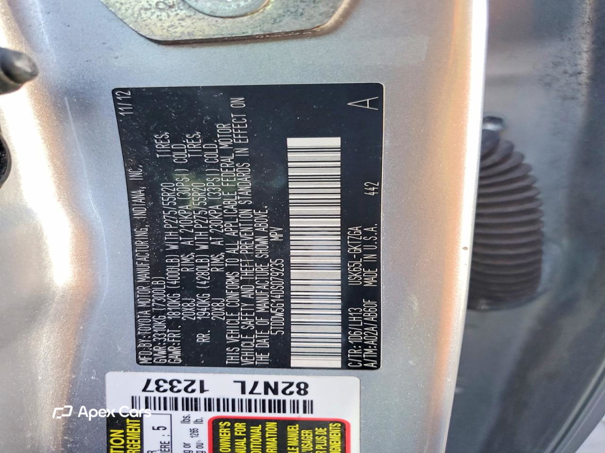 Toyota Sequoia 2013