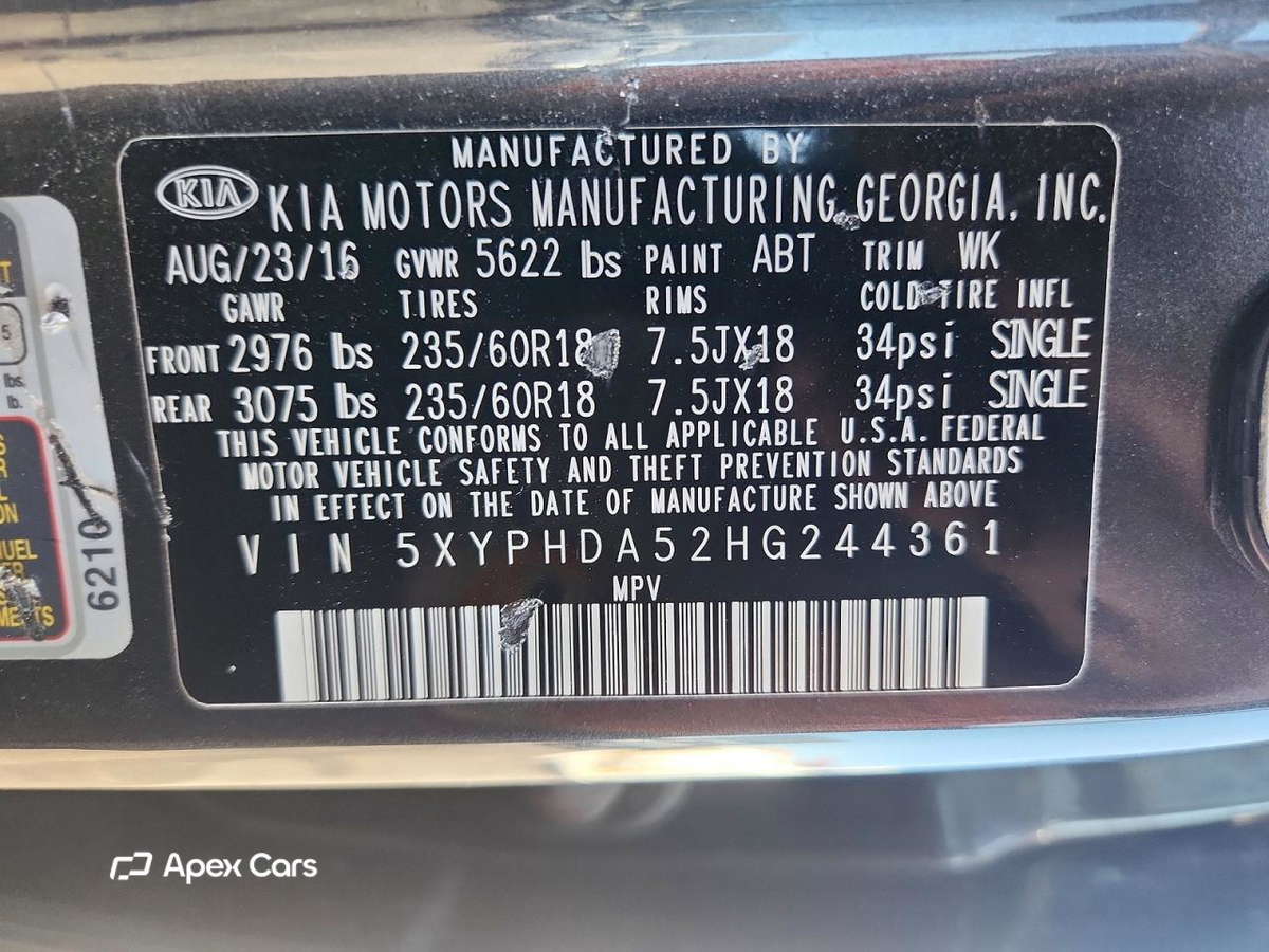 Kia Sorento 2017