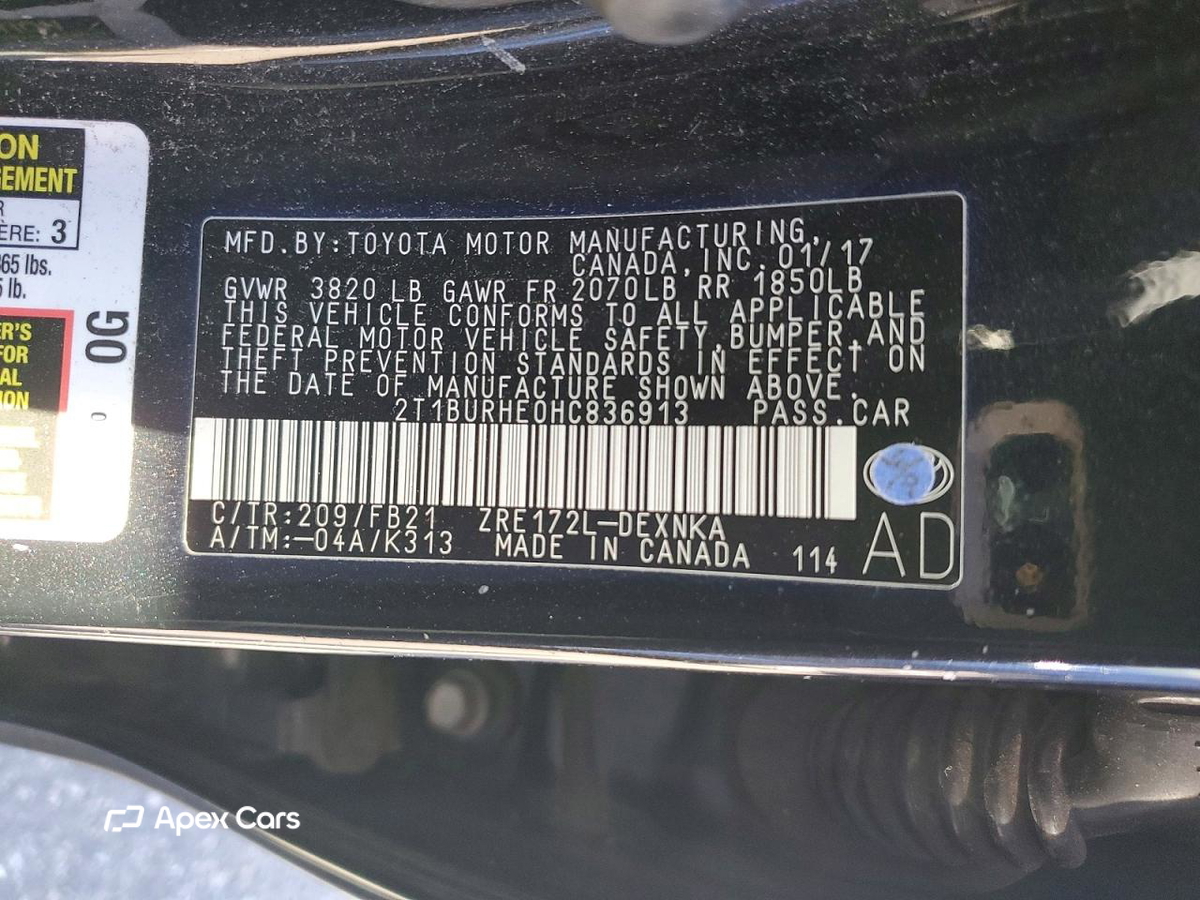 Toyota Corolla 2017