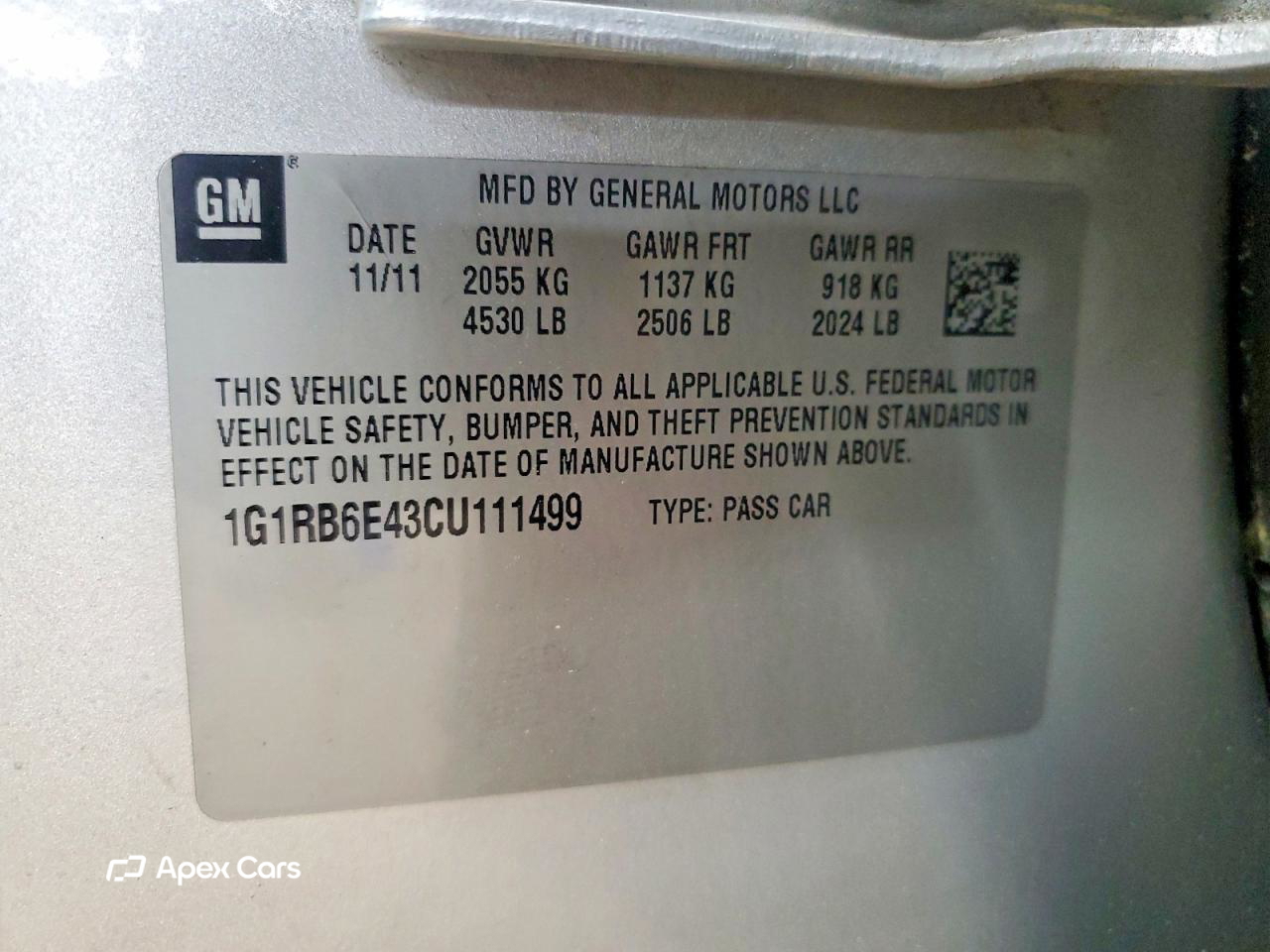 Chevrolet Volt 2012