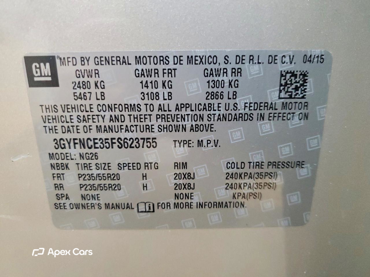 Cadillac SRX 2015