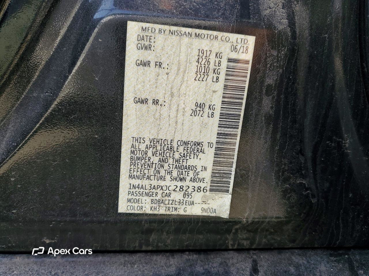 Nissan Altima 2018