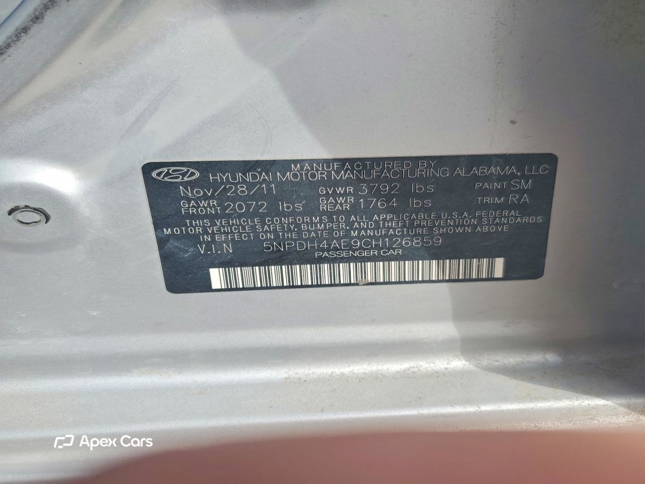 Hyundai Elantra 2012