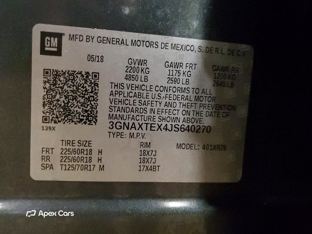 Chevrolet Equinox 2018