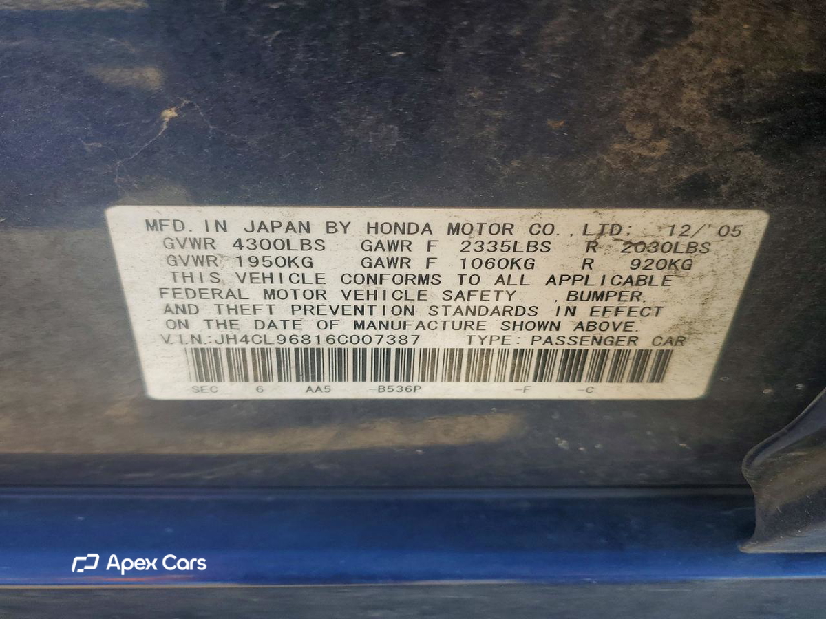 Acura TSX 2006