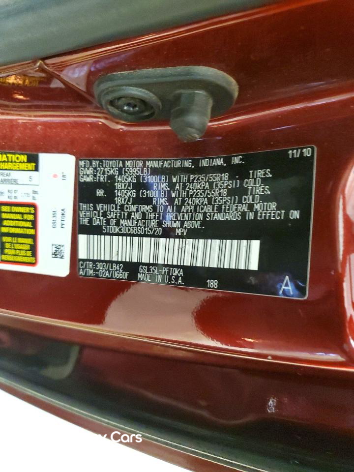 Toyota Sienna 2011