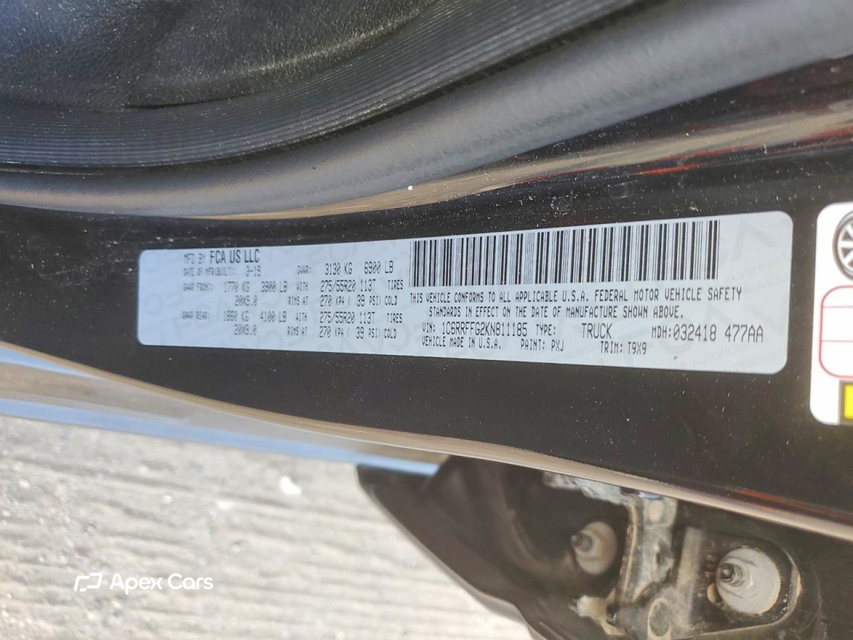 RAM 1500 2019