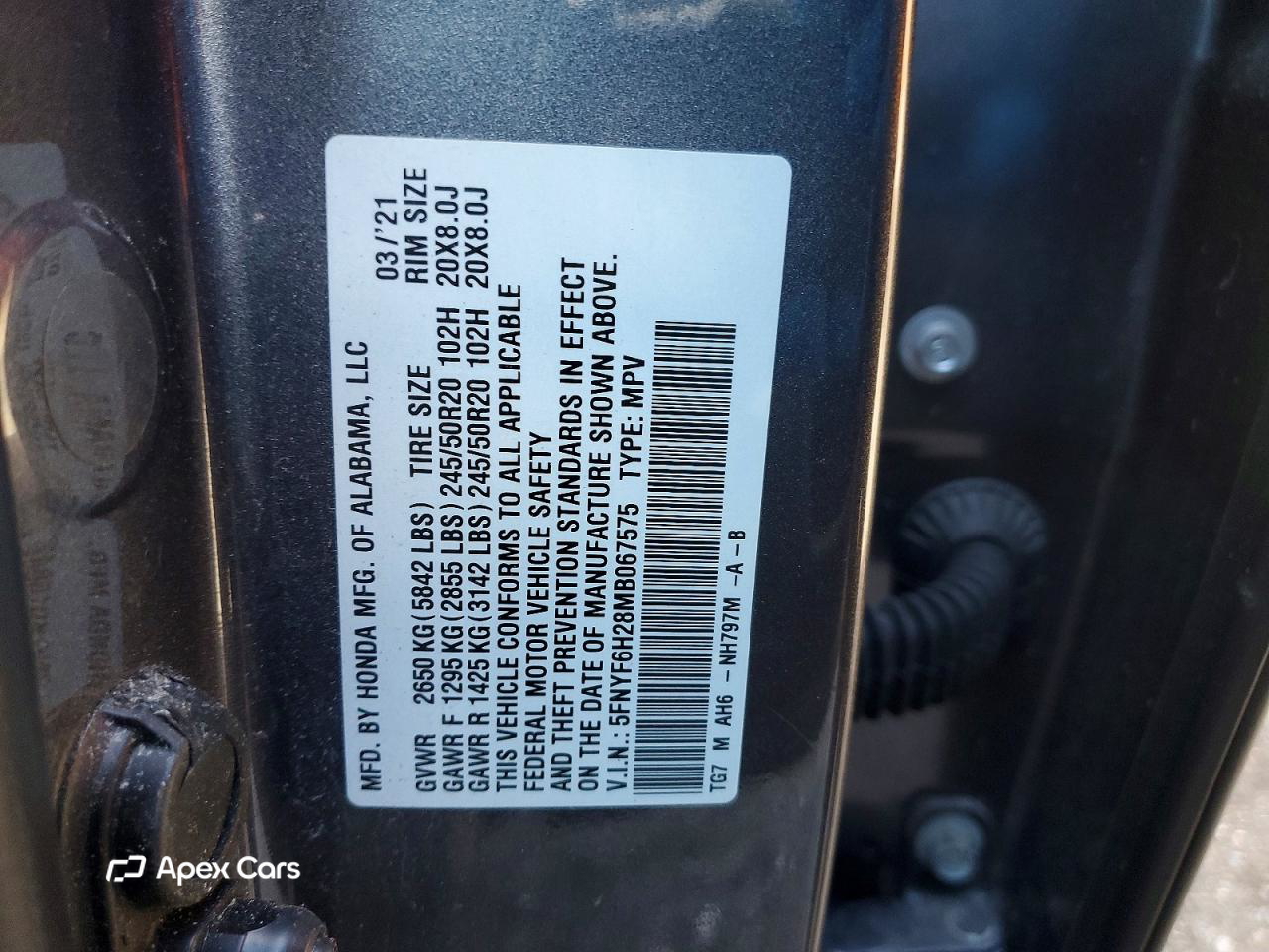 Honda Pilot 2021