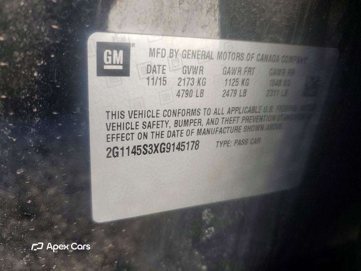 Chevrolet Impala 2016