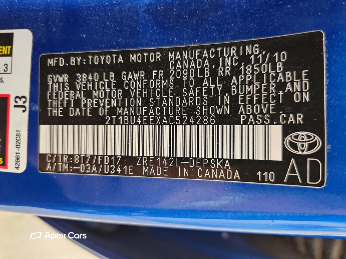 Toyota Corolla 2010