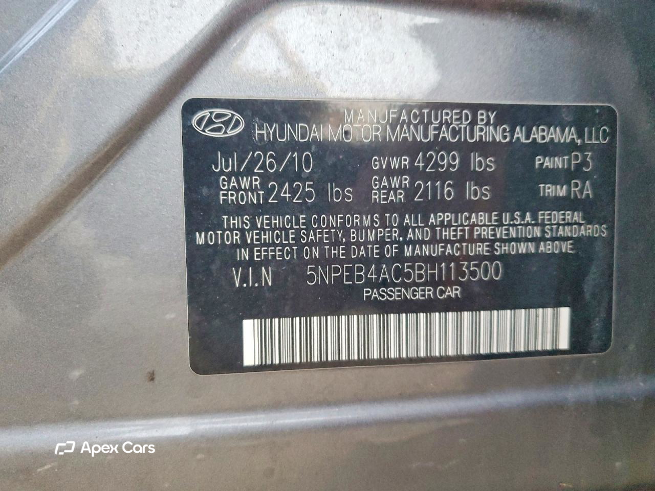 Hyundai Sonata 2011