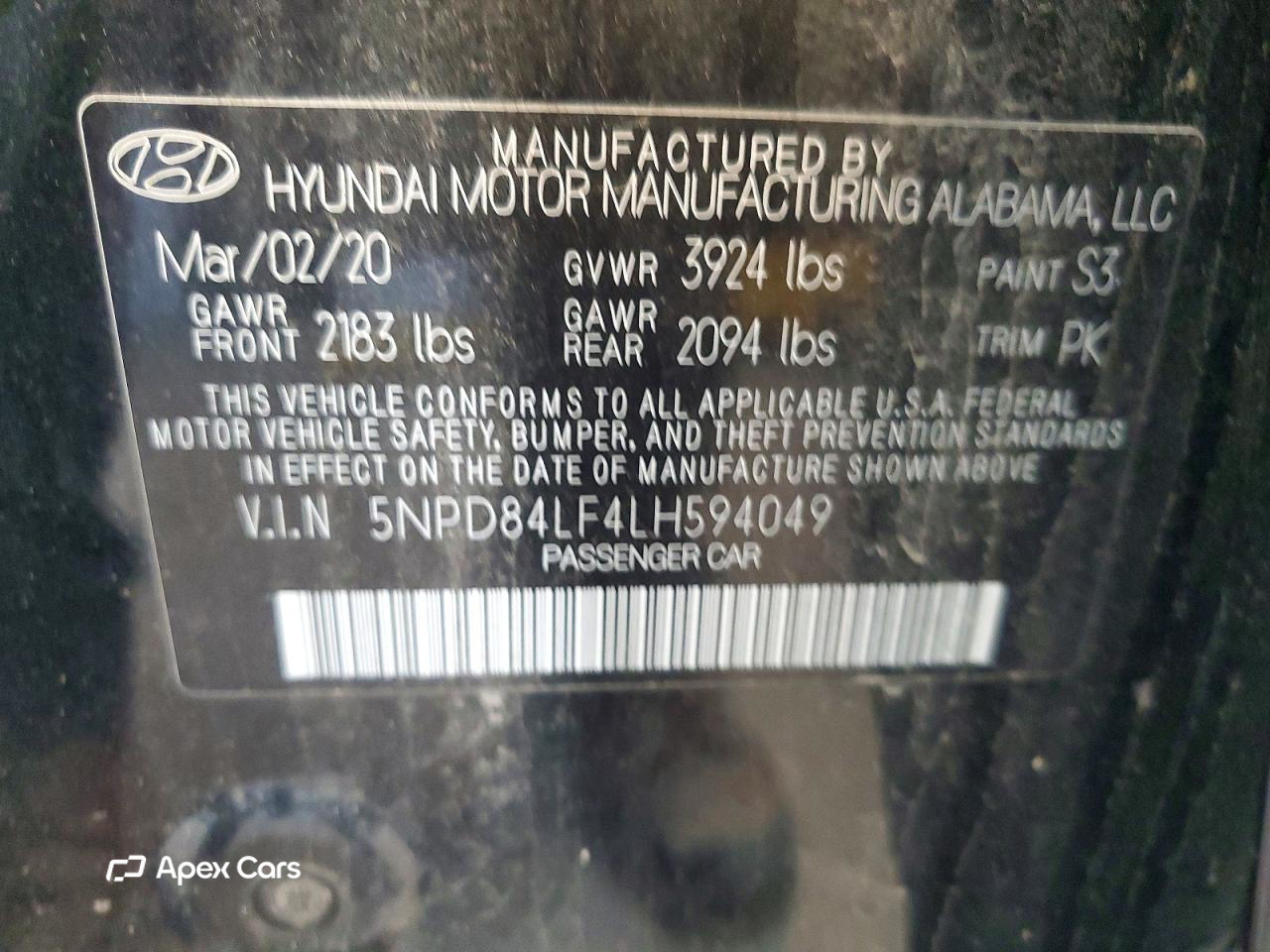 Hyundai Elantra 2020