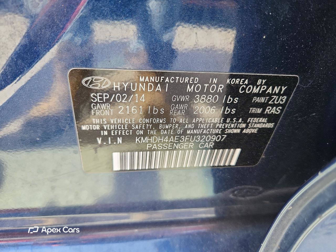 Hyundai Elantra 2015