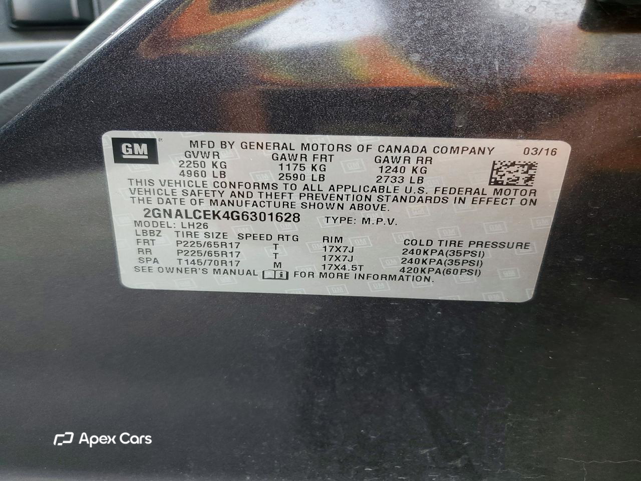 Chevrolet Equinox 2016