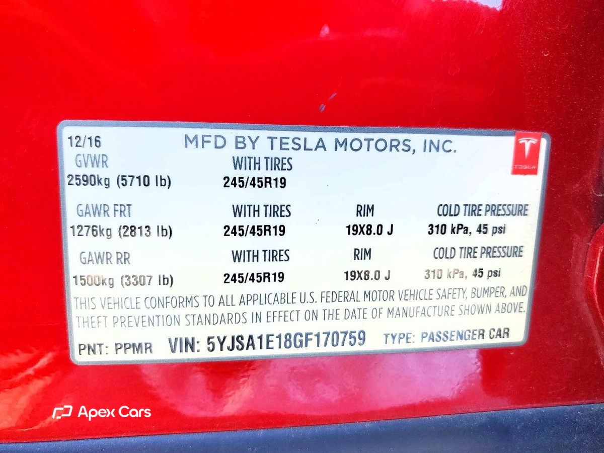 Tesla Model S 2016