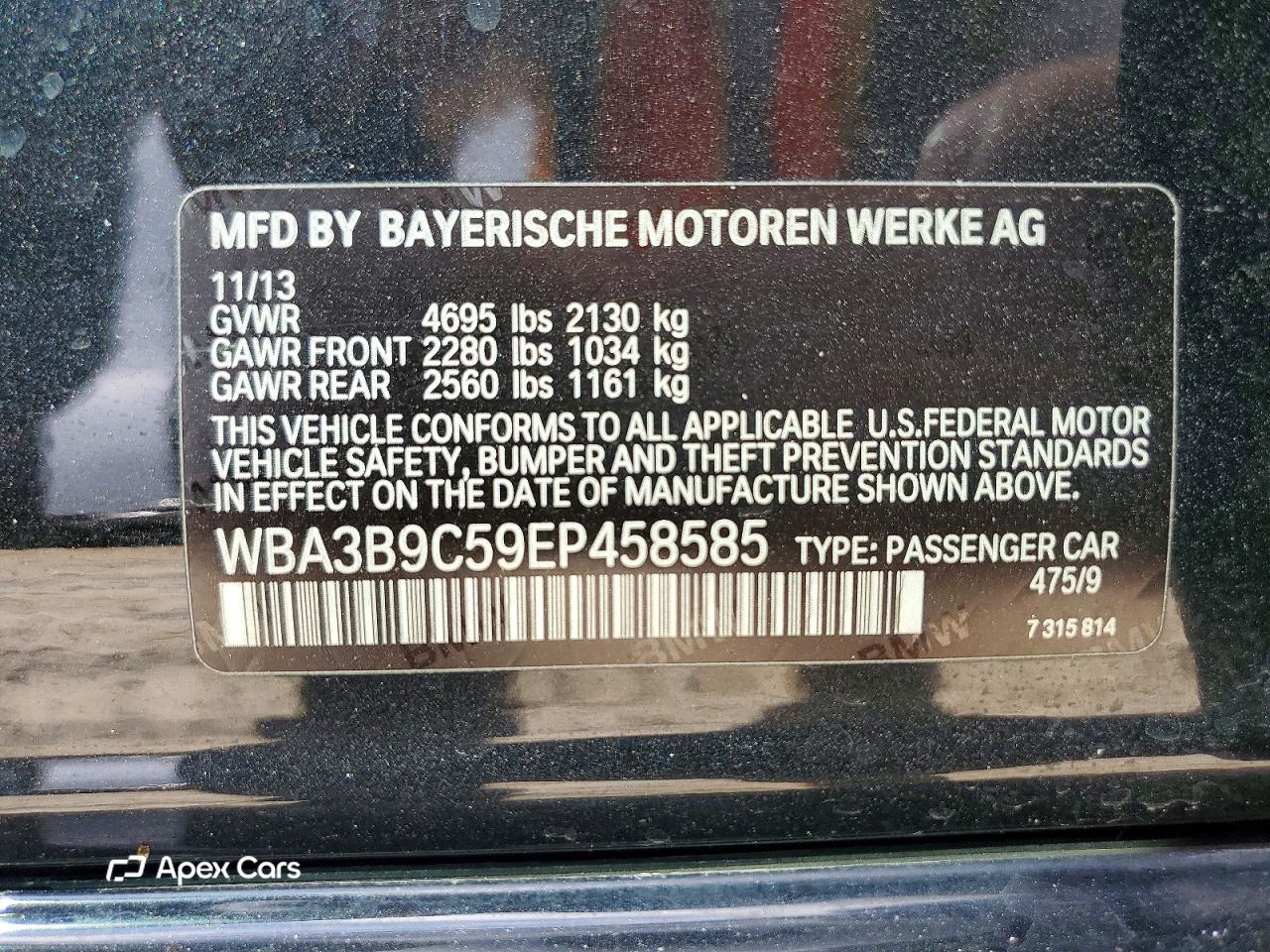 BMW Series 3 2014