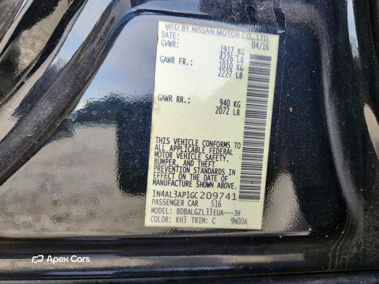 Nissan Altima 2016