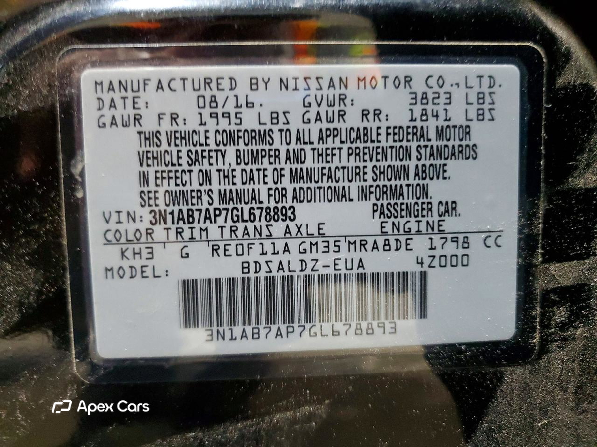Nissan Sentra 2016