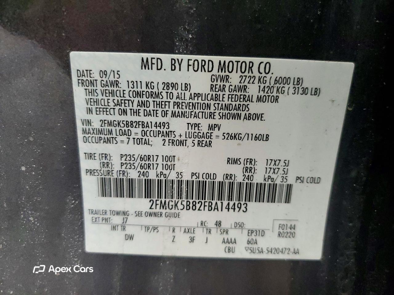 Ford Flex 2015