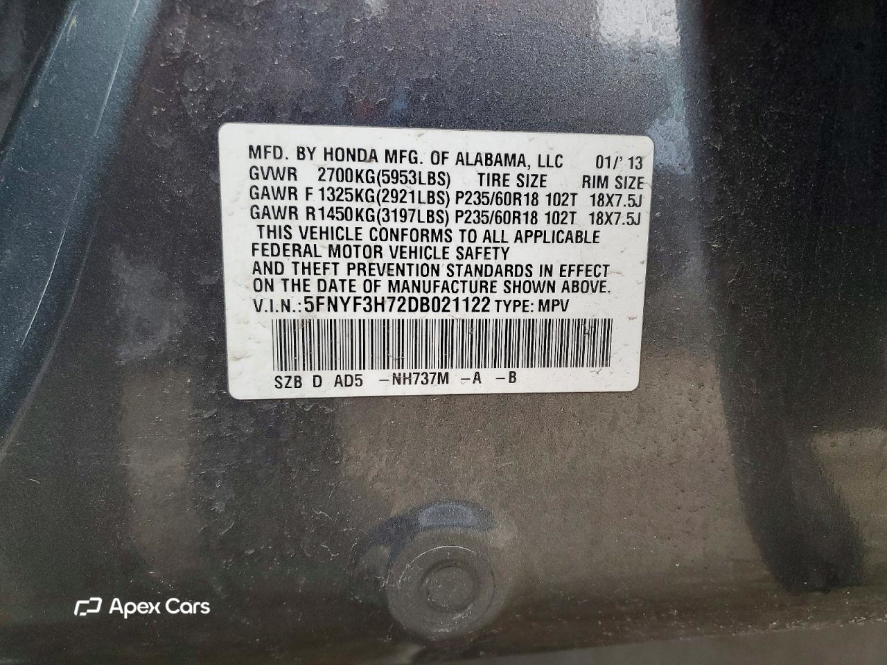 Honda Pilot 2013