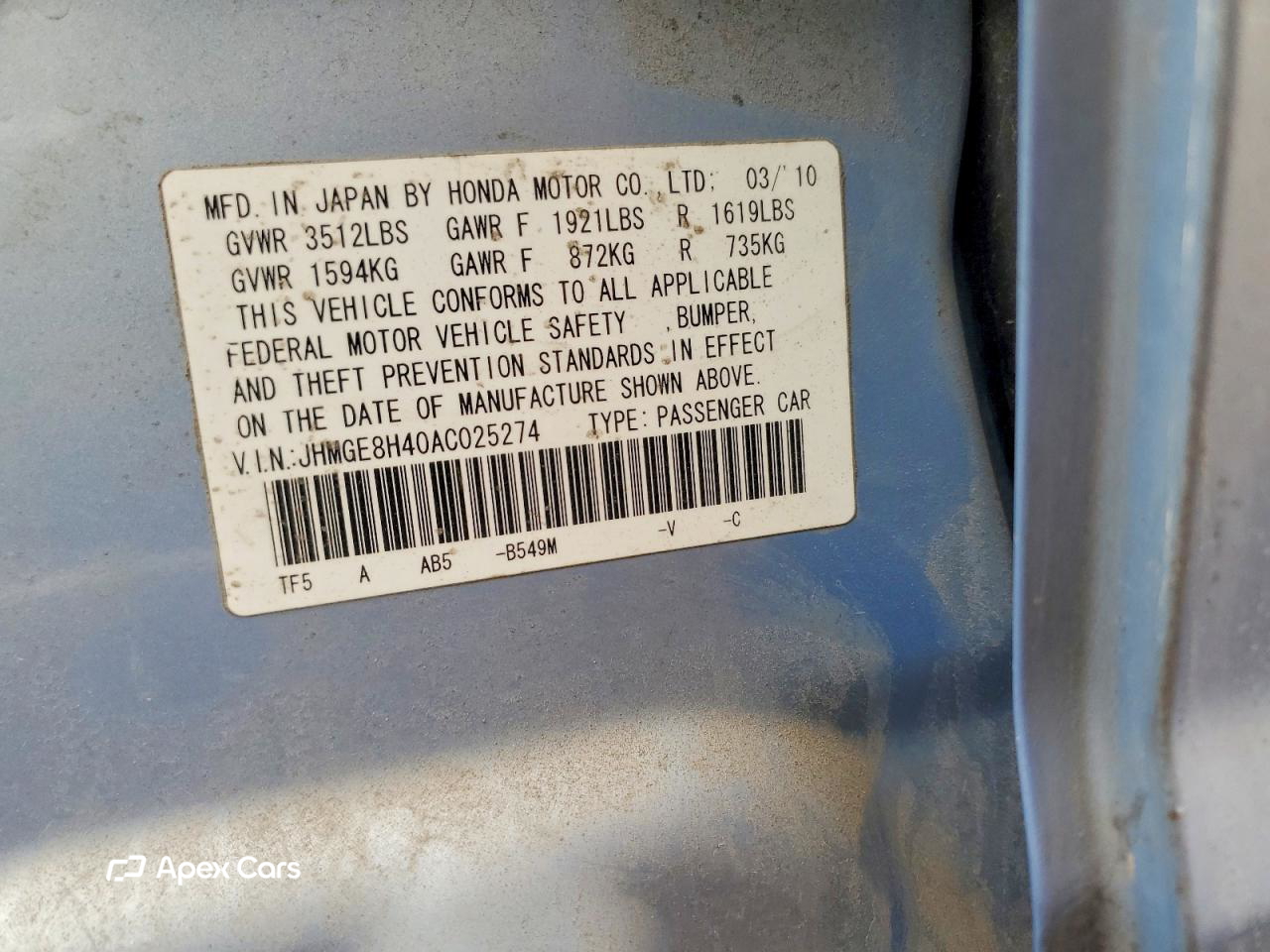 Honda Fit 2010