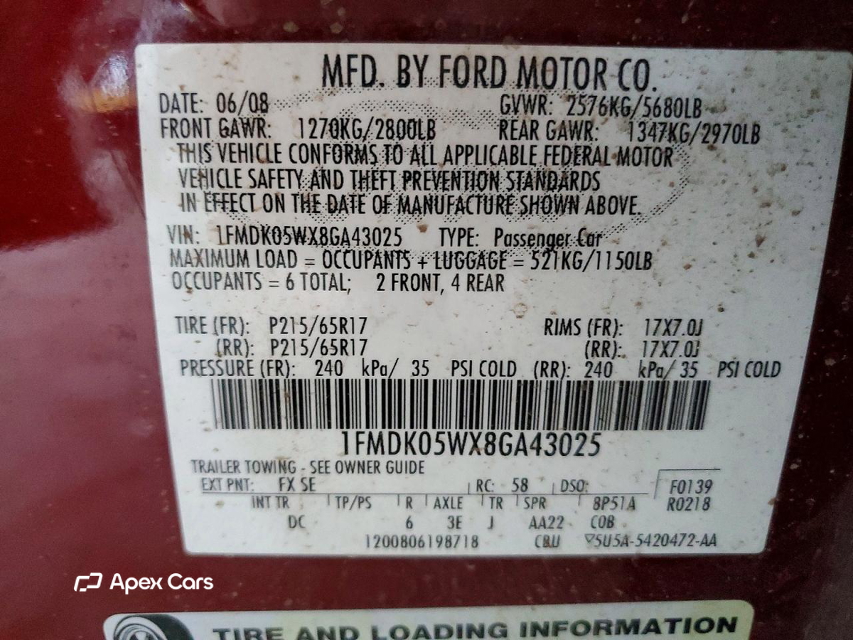 Ford Taurus 2008