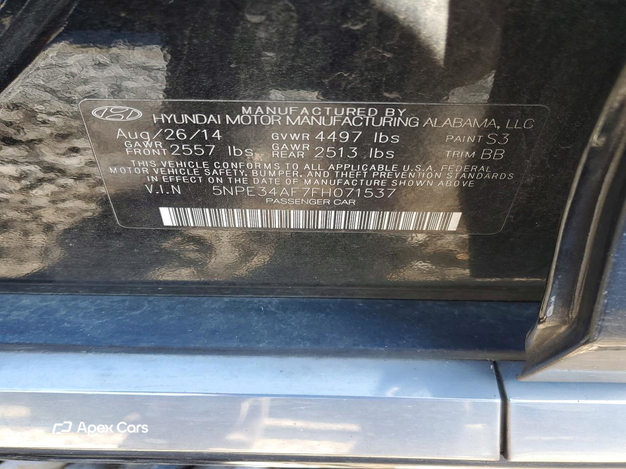 Hyundai Sonata 2015
