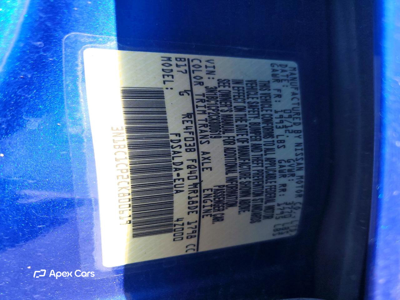Nissan Versa 2012