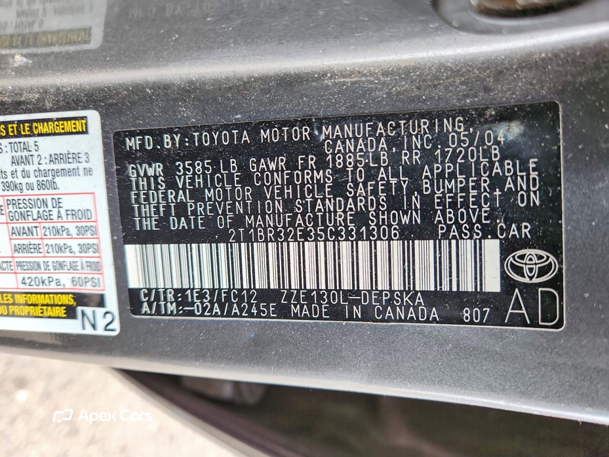 Toyota Corolla 2005