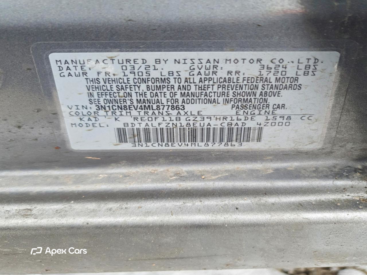Nissan Versa 2021