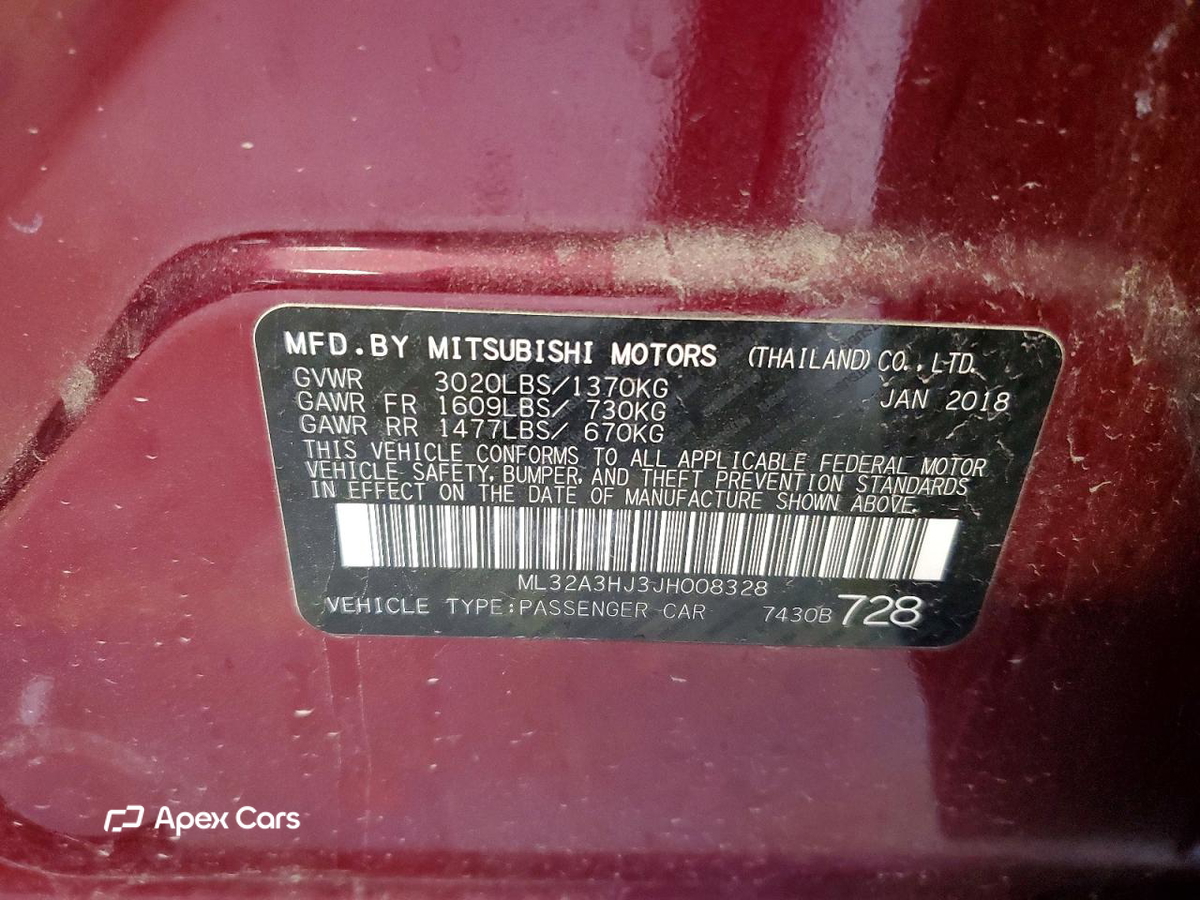 Mitsubishi Mirage 2018
