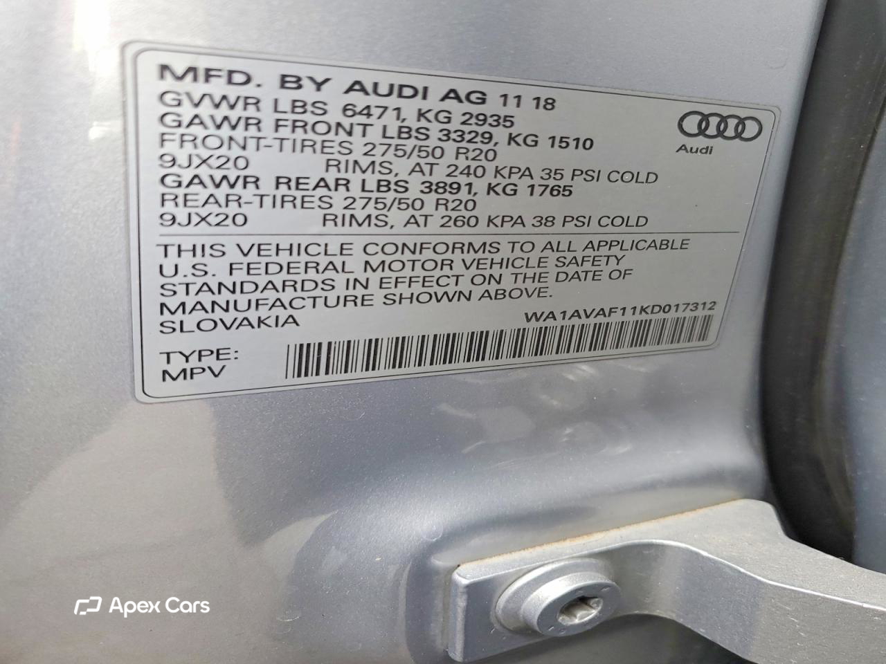 Audi Q8 2019
