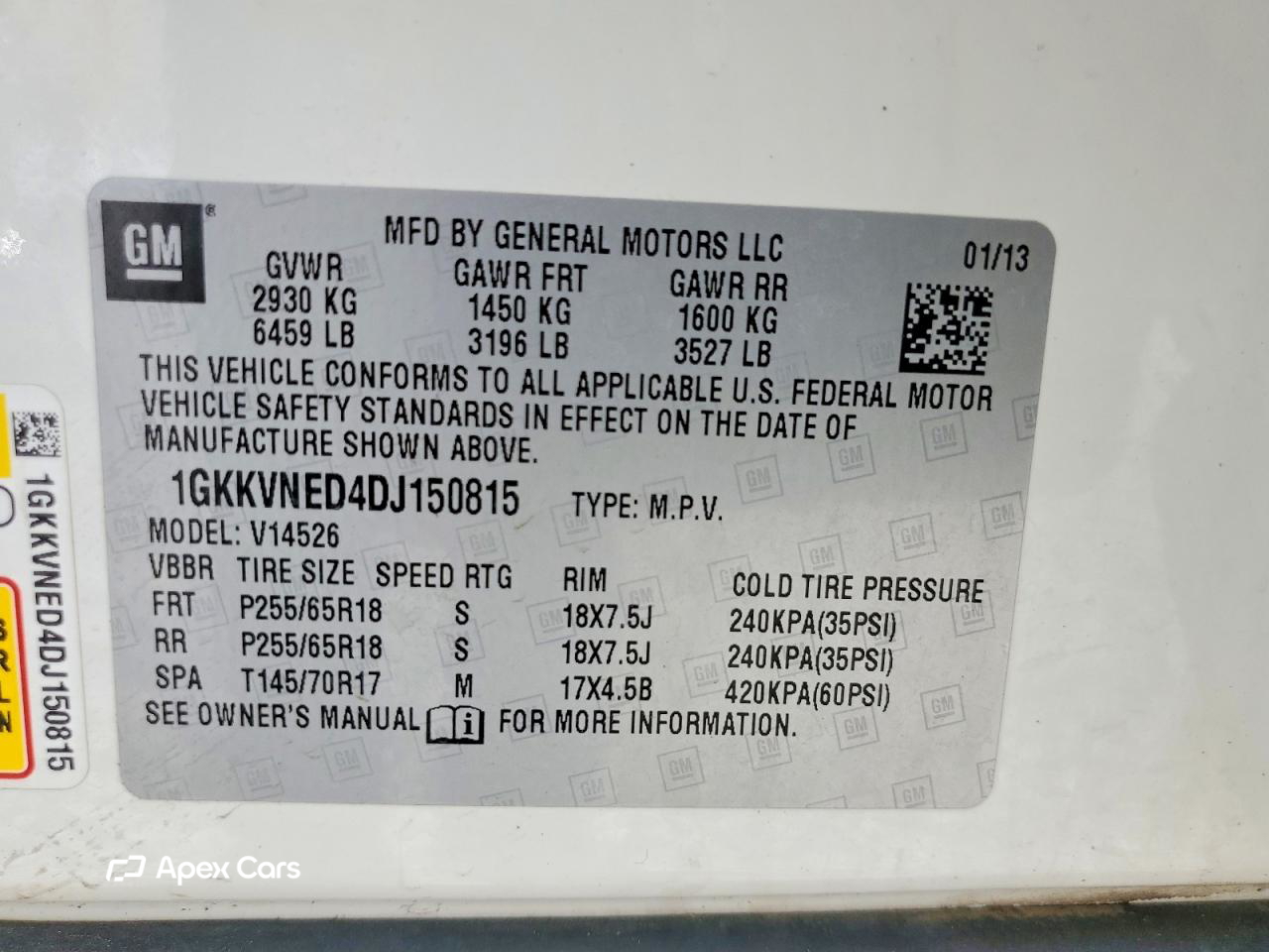 GMC Acadia 2013
