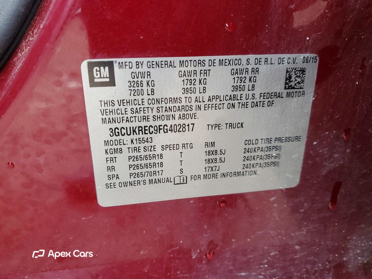 Chevrolet Silverado 2015