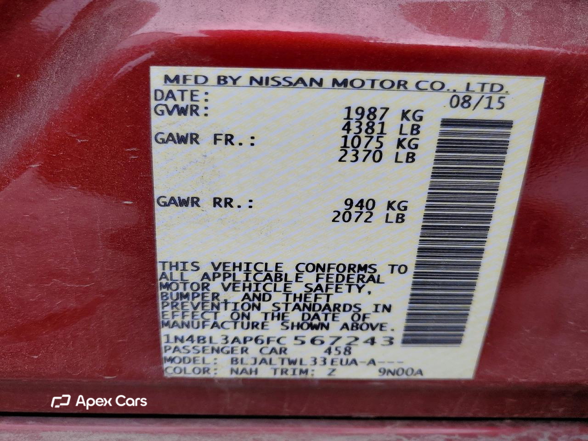 Nissan Altima 2015
