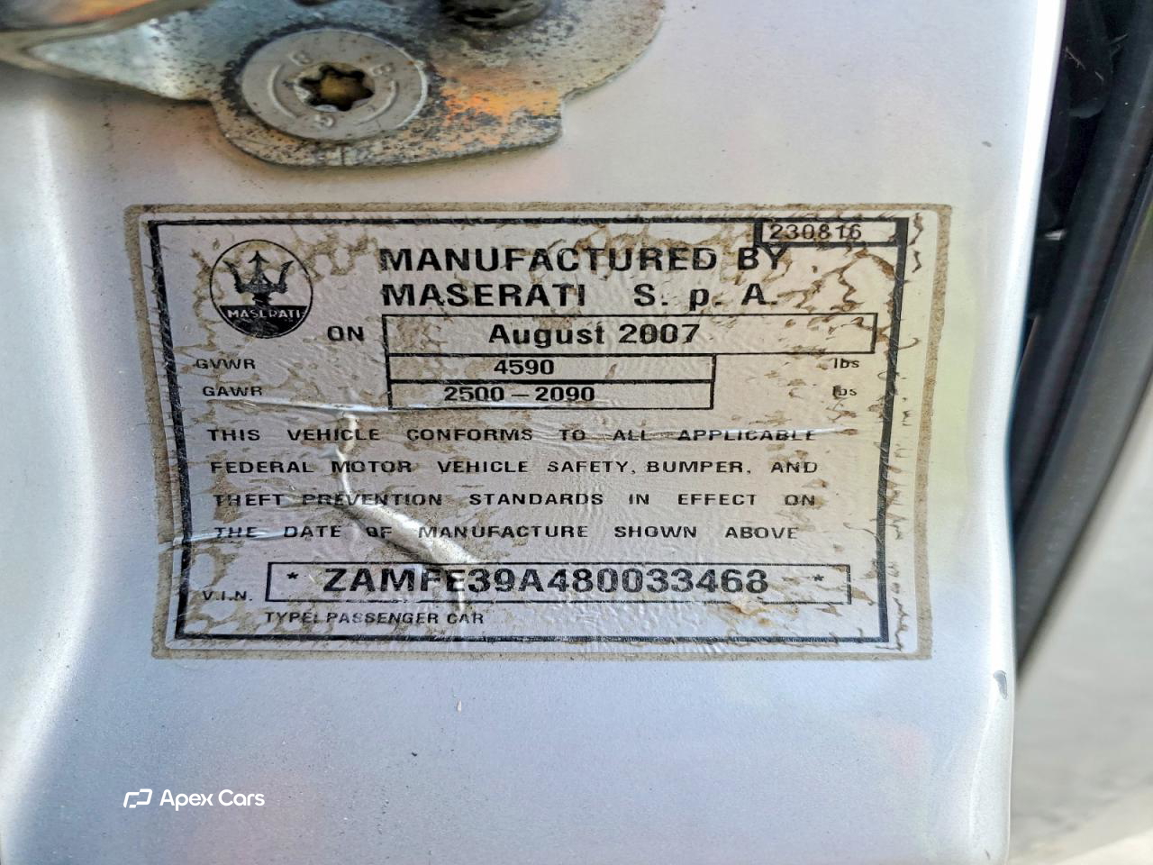 Maserati Quattroporte 2008